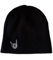 Gorro unisex de algodón "Eagles of Death Metal" con corte clásico, negro/blanco