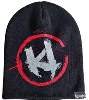 Killer Instinct Beanie, cozy gaming hat, stylish knitted beanie, fan merchandise, KC230307RAR, black