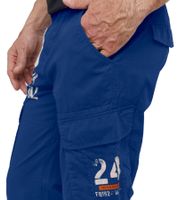 FQ1924 Mael Men's Casual Bermuda Cargo Shorts Cotton Summer Trousers 21900196 181018 Blue