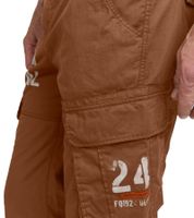 FQ1924 Mael Men's Casual Bermuda Cargo Shorts Cotton Summer Trousers 21900196 181018 Brown