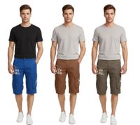 FQ1924 Mael Men's Casual Bermuda Cargo Shorts Cotton Summer Trousers 21900196 Blue, Brown, or Khaki