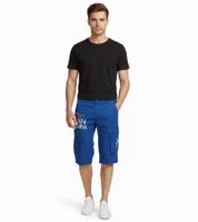 FQ1924 Mael Men's Casual Bermuda Cargo Shorts Cotton Summer Trousers 21900196 Blue, Brown, or Khaki