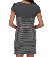 ALIFE AND KICKIN ClarissaAK B - Abito estivo da donna con coulisse in vita tono su tono, miniabito, abito in cotone, 58427169 Grigio