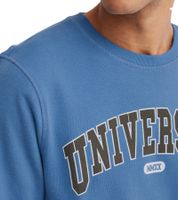 Sudadera de algodón Davin de 11 PROJECT para hombre con estampado "UNIVERSITY" en la parte delantera, 20715943, 194039, azul