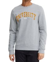 Suéter 11 PROJECT Davin para hombre con estampado UNIVERSITY en la parte delantera, sudadera de algodón, gris, 20715943 200274