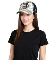 Eminem Unisex Trucker Cap with Logo Embroidery in Camouflage Look Baseball Cap TC102253EMM Black/White/Gray