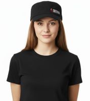 Green Day Unisex Punk Rock Band Cotton Cap in a Military Cut with a Slightly Curved Fit FC107042GRN Black