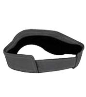 Korn Unisex Visor Cap Metal Band with Embroidered Logo Cotton Cap Fan Hat 1134KRN Gray