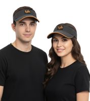 Korn Unisex Visor Cap Metal Band with Embroidered Logo Cotton Cap Fan Hat 1134KRN Gray