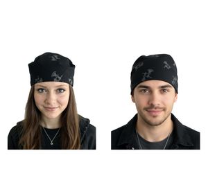 Bandana unisexe UNEARTH, foulard carré en coton, motif Metalcore, BN109215UNR, noir