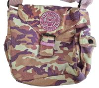 RAMONES Rock Band Shoulder Bag with Adjustable Strap MB81358RAM Camouflage Pink
