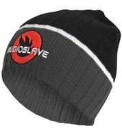 Audioslave Beanie Rock Band Cozy Hat with Embroidered Logo Winter Hat Fan Merchandise 1318AUD Black/Gray/White