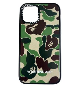 Coque unisexe A Bathing Ape Casetify Abc pour iPhone 11 Pro, motif camouflage vert