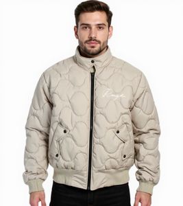 ROUGH. Desert Quilted Transitional Jacket, Fall Jacket, Beige 10451951820