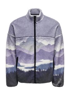 ONLY & SONS Blaze Aop Full Zip Hoodies Dusk