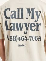 Market Call My Lawyer T-Shirts ecru