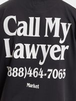 Camisetas de Market Call My Lawyer lavadas en negro
