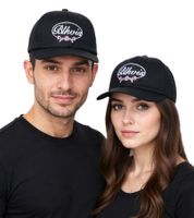 Cappellini snapback BLKVIS Script Roses neri