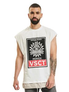 T-shirt 2 in 1 vsct con motivo a occhio oversize, ecru