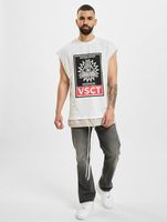 T-shirt 2 in 1 vsct con motivo a occhio oversize, ecru