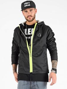 Giacca con zip al neon vsct Conzraast nera