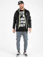 Giacca con zip al neon vsct Conzraast nera