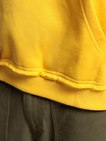 DWD Studioz Men's Sugar Loaf Oversized Hoodie, Yellow Cotton Hoodie