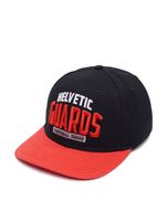 Casquettes snapback Helvetic Guards de la Ligue européenne de football noir foncé/tomate