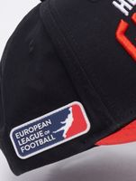 Casquettes snapback Helvetic Guards de la Ligue européenne de football noir foncé/tomate