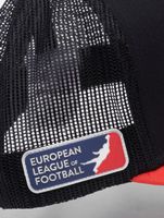 Casquettes de camionneur Helvetic Guards de la Ligue européenne de football noir foncé/tomate