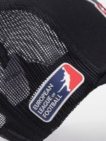 Casquettes de camionneur Helvetic Guards de la Ligue européenne de football, noir de jais