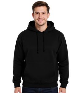 Sudadera con capucha de la Liga Europea de Fútbol en negro azabache