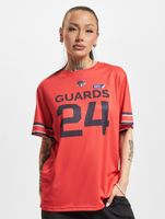 European League Of Football Helvetic Guards Unisex Trikot mit „GUARDS 24“ Aufdruck Sport-Shirt Rot
