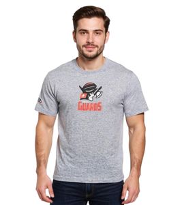 European League Of Football Helvetic Guards 3 T-Shirts grau meliert