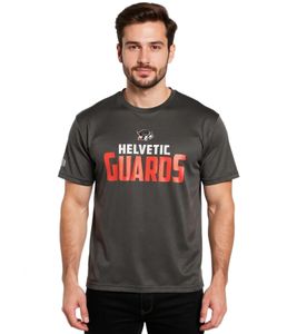 European League Of Football Helvetic Guards 5 T-Shirts tiefschwarz