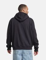 Sweat à capuche zippé vierge de la Ligue européenne de football, noir de jais