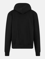Sweat à capuche zippé vierge de la Ligue européenne de football, noir de jais