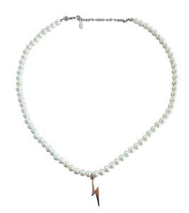 Collana di perle fainz Bolt, unisex