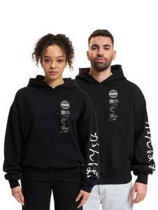 Fokus x Def World Hoodies black/off-white
