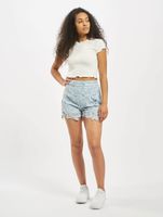 Pantaloncini coordinati in pizzo all'uncinetto Missguided blu