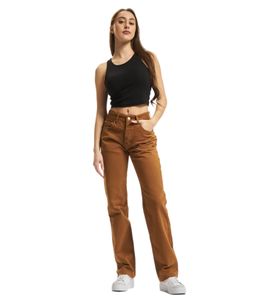 NO LOVE Loosefit Denim Medium Brown