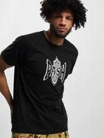 T-shirt classique à col rond avec logo PASH noir
