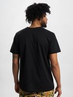 T-shirt classique à col rond avec logo PASH noir