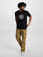 T-shirt classique à col rond avec logo PASH noir