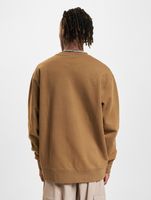 Suéter unisex de cuello redondo HUF de calidad en color barro
