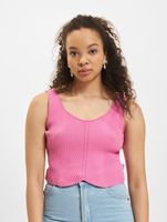 Camisetas de tirantes de punto de verano de Sixth June en color rosa