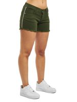 Short femme en coton vert Fornarina Amalia, coupe élégante.
