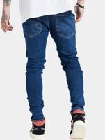 Sik Silk Denim Slim Fit Schmal geschnittene Jeans blau