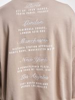 The Couture Club  Sweatshirt mit Rundhalsausschnitt und Puff-Print in Beige