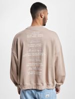 The Couture Club  Sweatshirt mit Rundhalsausschnitt und Puff-Print in Beige